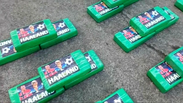 Ecuador Seizes Cocaine With Erling Haaland’s Face