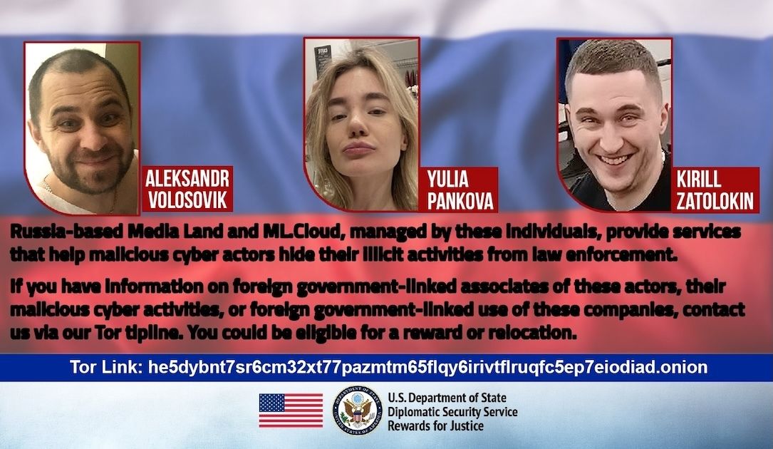 US unseals indictment against alleged operators of Russian bulletproof hosting service