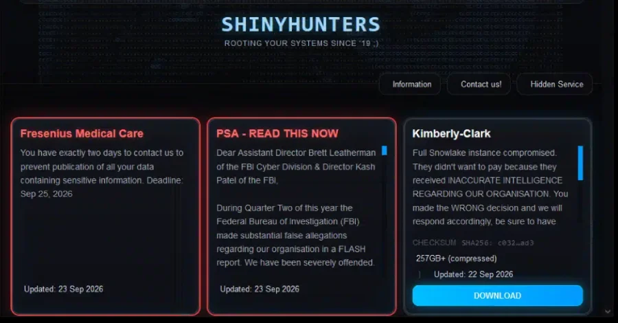 ShinyHunters Claims FBI Breach, Data Stolen