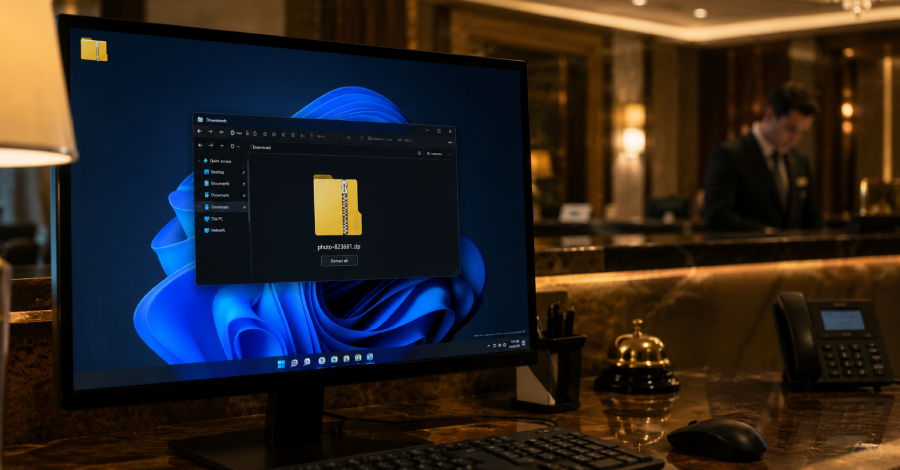 Microsoft Warns Photo ZIP Phishing Targets Hotels