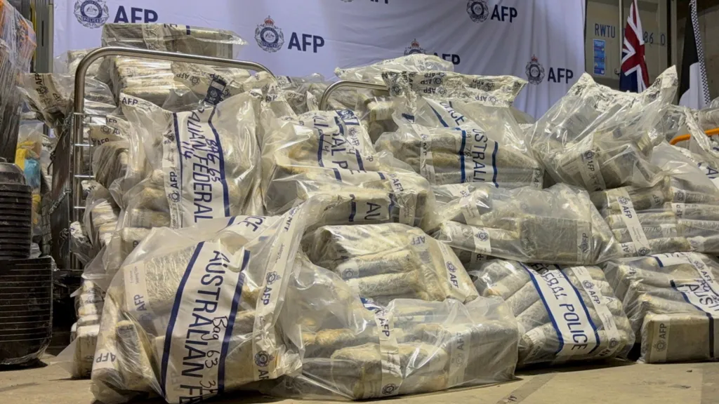 Australia Seizes Record 2.7 Tonnes of Cocaine